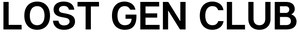 lost gen club logo black
